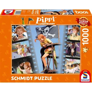 Schmidt Spiele - Pippi Langstrumpf - Sei frech und wild und wunderbar 1000 Teile / Schmidt Spiele / Spiele (außer Software)