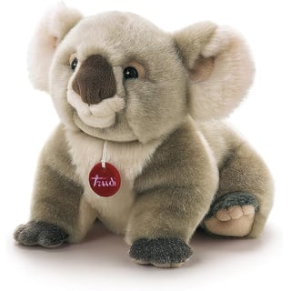 Trudi 27752 Klassik Plüschtier Koala Jamin ca. 22 cm, Größe M, hochwertiges Stofftier mit weichen Materialien, Plüschfigur mit realistischen Details, waschbar, Kuscheltier für Kinder, Grau