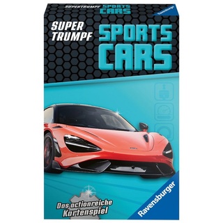 Ravensburger Spiel, 32 Blatt Kinder Kartenspiel Supertrumpf Sports-Cars 20683