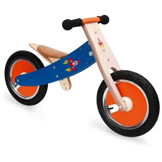 SCRATCH 2761814399 Laufrad Weltraum, Lauflernrad für Kinder ab 2 Jahren, höhenverstellbar, mitwachsend, 2-in-1 Balance Bike