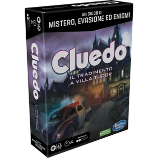 Hasbro Gaming Cluedo Verrat in der Villa, ein Krimi- und Rätselspiel, kooperatives Familien-Brettspiel ab 10 Jahre (Italienisch)