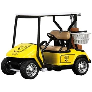 Toi-Toys - Metal World Spielzeugfahrzeug - Golfwagen Golf Cart City Series gelb