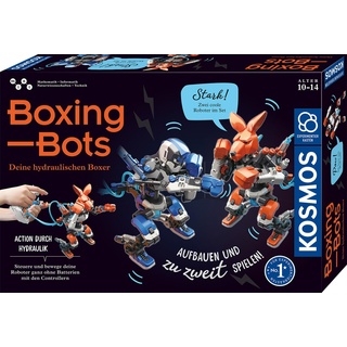 KOSMOS 621162 Boxing Bots - Das Roboter-Duell, Spielzeug Roboter für Kinder ab 10 Jahre, mit Joystick und Hydraulik-Technik die Roboter steuern, Experimentierkasten für Kinder ab 10 Jahre