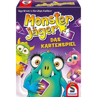 Schmidt Spiele Monsterjäger, Kartenspiel, Feinmotorik (Geschicklichkeit), 6 Jahr