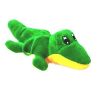 K-Toys Kuscheltier Krokodil ca 17cm, 3 farbig / witzig und Knuffig / Krokodile (1-St), als Mitgebsel, Mitbringsel, Kindergarten blau|grün|rot