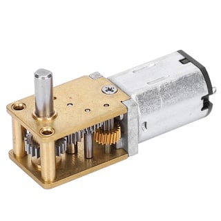 Mini Micro Metall Getriebemotor N20 DC12V Drehzahlreduzierung CW/CCW Mikromotor Mini Getriebe Drehzahlminderungsmotor mit hohem Drehmoment für RC-Auto Roboter Modell DIY Motorspielzeug(DC12v53RPM)