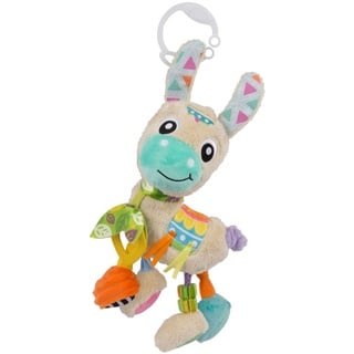 Rotho Babydesign Spieltier zum Aufhängen / Kinderwagenhänger Sensory Friend - Lama Lupe