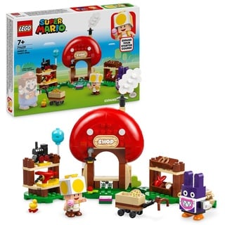 LEGO Super Mario Mopsie in Toads Laden – Erweiterungsset, Spielzeug mit 2 Figuren zum Bauen für Kinder, Fanartikel, Set zum Sammeln, Kleines Ges... - Bunt