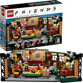 LEGO 21319 Ideas FRIENDS "Central Perk" Café für Erwachsene und Fans der Kultserie, Konstruktionsspielzeug mit 7 Minifiguren, Set zum 25. Jubiläum