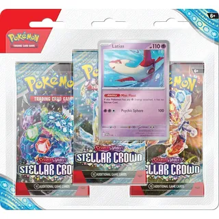 TCG 3 Booster Packs & Promo Card - Scarlet & Violet Stellar Crown