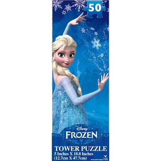 Disney - Frozen - Eiskönigin ELSA - Tower Puzzle - 50 Teile - 12,7cm x 47,7cm - Version 2