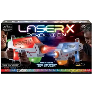 Laser X - Revolution Two Player Long Range Laser Tag Gaming Blaster Set