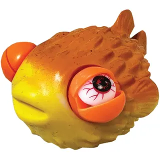 Wild Winkers - Kugelfisch von Deluxebase. Squeeze Toy Kugelfisch mit Popping Eyes. Stress-Zappelspielzeug für Erwachsene und Kinder. Squishy Spielzeug Tierfiguren für Kinder.