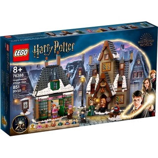 LEGO 76388 Harry Potter Besuch in Hogsmeade Spielzeug für Jungen und Mädchen, Set zum 20. Jubiläum mit Ron als goldene Minifigur, Geschenkidee Weihnachten
