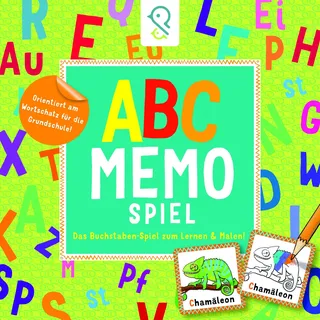 klein & gro Verlag ABC-Memo-Spiel: Das Buchstaben-Spiel zum Lernen & Malen!