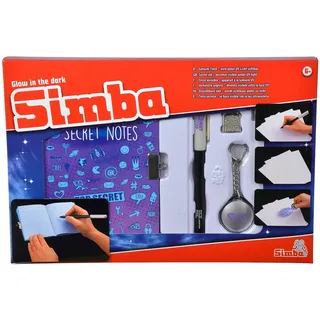 SIMBA Spielwelt Spielzeug Secret Notes Set Stift, UV-Leuchte, Buch, Schloss 105954082