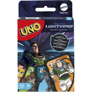 Mattel games Spiel, Kartenspiel UNO - Disney Pixar Lightyear blau