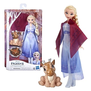 Disney Frozen Anziehpuppe Elsa und Baby-Rentier Puppen-Set Disney Eiskönigin Frozen bunt