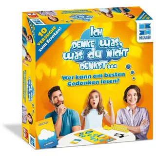 Megableu | Ich denke was, was du Nicht denkst... | Brettspiele | Familienspiele und Kinder Party Spiele | Gesellschaftsspiele | Denkspiele für Kinder | Für 3 – 6 Spieler ab 7 Jahren