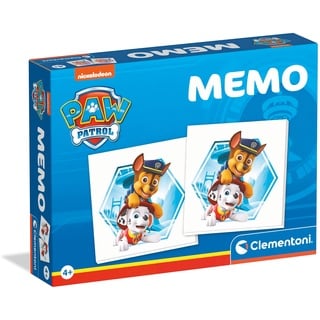 Clementoni - 18124 - Memo Kompakt - Paw Patrol - Memo-Spiel, 48 Kartenpaare, Kartenspiel Kinder, Lernspielzeug Ab 4 Jahre, Hergestellt in Italien