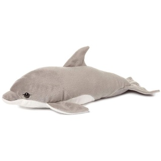 WWF 16370 - Plüschtier Delfin, lebensecht gestaltetes Kuscheltier, ca. 39 cm groß, wunderbar weich und kuschelig, Handwäsche möglich