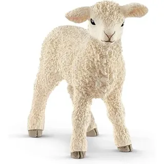 Schleich 13883 - Farm World, Lamm, Schaf, Tierfigur, Höhe: 4,7 cm