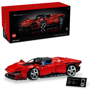 LEGO Technic 42143 Ferrari Daytona SP3 Bauspielzeug-Set für Erwachsene; Ein Supercar-Modell zum Bauen und Ausstellen (3.778 Teile)