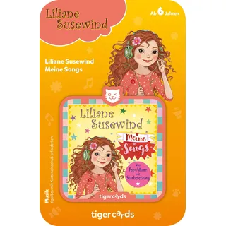 tigermedia tigercard Liliane Susewind Meine Songs Album Kinder Tanzen Singen tigerbox tragbarer Lautsprecher Hörbox Geschenkidee Geburtstag Mädchen