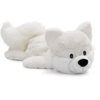 NICI Kuscheltier Polarfuchs Vanja 45cm Relaxed-liegend weiß - Stofftier aus weichem Plüsch, niedliches Plüschtier zum Kuscheln und Spielen, für Kinder & Erwachsene - tolle Geschenkidee