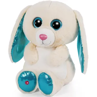 Kuscheltier NICI "Glubschis, Hase Wolli-Dot, 45 cm" Plüschfiguren blau (blau, weiß) Kinder Kuschel- Spieltiere schlenkernd