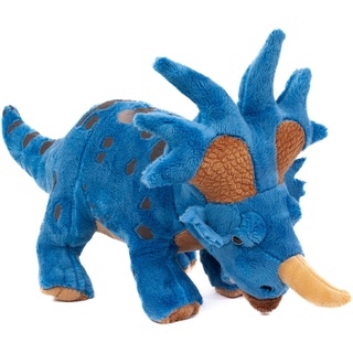 Teddys Rothenburg Plüschdino Styracosaurus 39 cm blau Kuscheltier Stofftier Plüschtier Dinosaurier