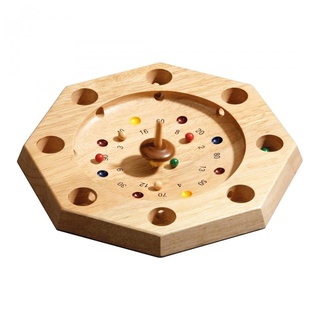 Philos Spiel, Tiroler Roulette Octagon - Hevea-Holz