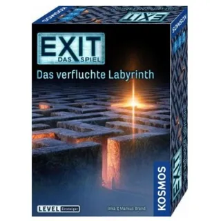 KOSMOS Verlag Spiel, Familienspiel FKS6820260 - EXIT - Das verfluchte Labyrinth,..., Rätselspiel bunt