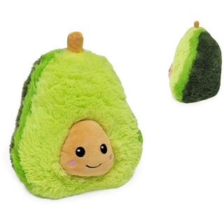 Avocado mit Gesicht lächelnd ca 20cm Plüsch Kuscheltier (1115)