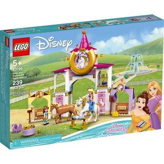 LEGO® Konstruktionsspielsteine LEGO® Disney 43195 Belles und Rapunzels königliche Ställe