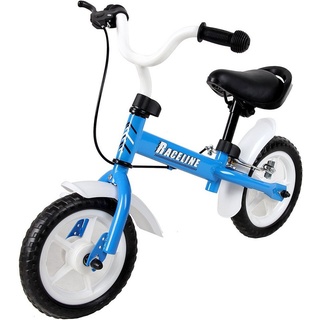 Spielwerk Laufrad Easy Raceline, 2-5 Jahre 10 Zoll Höhenverstellbar Bremse Lenkrad PU-Reifen Fahrrad blau