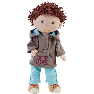 HABA 306528 - Puppe Lian - Stoffpuppe für Kinder ab 18 Monaten zum Spielen und Kuscheln aus weichen Materialien - Größe: 30 cm