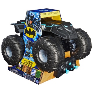 DC Batman All-Terrain Batmobile, ferngesteuertes Amphibienfahrzeug für Land und Wasser mit Platz für 1x 10cm Batman-Actionfigur