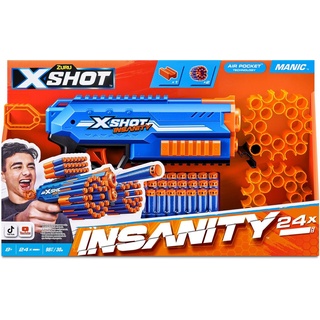 Zuru - X-Shot - Insanity Blaster Manic mit Darts