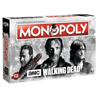 Winning Moves Spiel Monopoly The Walking Dead AMC, Brettspiel grau