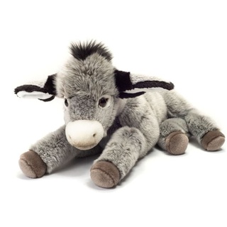 Teddy-Hermann - Esel liegend, 50 cm