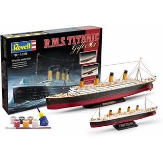 Revell® Modellbausatz Geschenkset Titanic, Maßstab 1:700 · 1:1200, (Set), Made in Europe schwarz