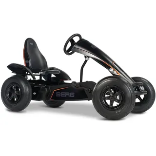 Berg Go-Kart BFR | Parkbremse, Cradle-to-Cradle Design | Schwarz | Stahlrahmen | Luftreifen 40 cm | Max. 100 kg | 2,00 m Körpergröße | Gummi | Kunststoff Sitzschale