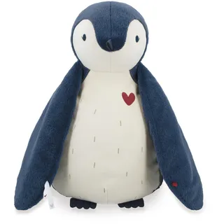 KALOO – Großer dekorativer Pinguin-Plüsch 50 cm mit Pucktuch – Maße des Pucktuchs: 100 x 100 cm – Kuscheltier für Babys – Ab der Geburt – K212012