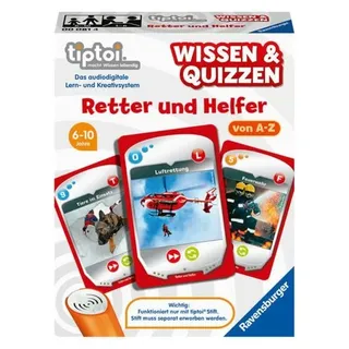 Ravensburger 00081 - tiptoi®, Wissen und Quizzen: Retter und Helfer, Quizspiel