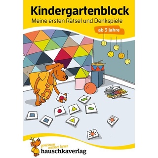 Kindergartenblock ab 3 Jahre - Meine ersten Rätsel und Denkspiele
