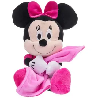 Tinisu Plüschfigur Minnie Maus Kuscheltier mit Decke - 22 cm Plüschtier Disney Stofftier