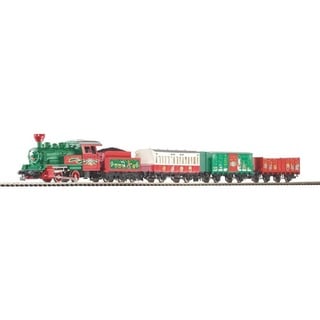 Piko pi57081 Dampflok mit Tender 57081-Start-Set Weihnachten Lok + 3 Wg. Bettung