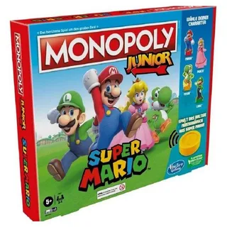 Hasbro Spiel, Familienspiel HASD1025 - Monopoly Junior Super Mario Edition,..., Strategiespiel bunt
