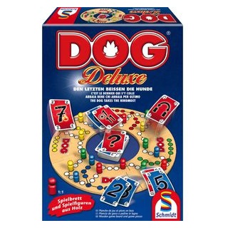 Schmidt-Spiele Brettspiel 49274, DOG Deluxe, ab 8 Jahre, 2-6 Spieler
